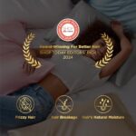 Bedsure Satin Pillowcase for Hair and Skin Queen – Pure White Silky Pillowcase – Set of 2 with Envelope Closure, Similar to Silk Pillow Cases, Gifts for Women Men, 20×30 Inches