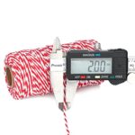 Anwyll Christmas Twine String,656 Feet Red White Twine String,Cotton Bakers Twine,Gift Twine String,Butchers Twine,2MM Craft Twine String Wrap, Tags Present