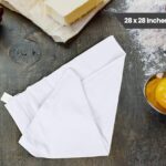 Utopia Kitchen White Flour Sack Towels [12 Pack – 28 x 28 Inches] 100% Cotton Tea Towels for Cleaning & Drying – Highly Absorbent Kitchen Dish Towels