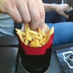 MAAD™ ‘Fries on The Fly’ Universal Car French Fry Holder for Cup Holder – Perfect White Elephant Gift Idea, Stocking Stuffer