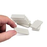 United Scientific™ White Streak Plates, Geology Tools, Streak Plates for Minerals, Mineral Test Kit, Rock Test, Hardness Test Kit, Science School Lab Supplies & Consumables, Scratch Plates