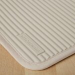 KitchenAid Ribbed Soft Silicone Water Resistant Pot Holder Set, Milkshake , 2 Piece Set, 7″x9″