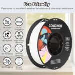 Comgrow PETG 3D Printer Filament 1.75mm, High Precision and Tough 3D Printer Filament (2LBS), Dimensional Accuracy +/- 0.02 mm, Fit Most 3D Printers White