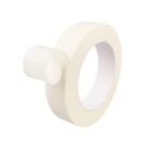 Zellykool Beige White Masking Tape, 1 Inch x 55 Yards, 2 Rolls, Painters Tape for Painting, Home, Office, School Stationery, Arts, Crafts, Decoration