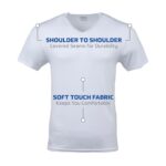 Gildan Men’s V-Neck T-Shirts, Multipack, Style G1103, White (6-Pack), X-Large