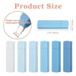 Temiary 6Pcs Mini White Out Tapes for Instant Correction, Cute Whiteout for Writing, Aesthetic Correction Tape Set Easy To Use for Students School Office Supplies (Blue)