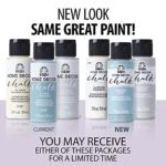 FolkArt Home Decor Chalk Furniture & Craft Paint in Assorted Colors, 2 Oz, White Adirondack