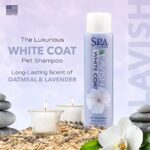 TropiClean SPA Lavish Dog Shampoo | Dog Whitening Shampoo For White Coats & All Other Coat Types | Naturally Derived Salon Grade Ingredients | Made in the USA | 16oz