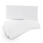 Aimoh 500#10 Security Self Seal Envelopes, Windowless, Premium Security Tint Pattern, Ultra Strong Quick Seal Closure, EnveGuard, Size 4-1/8 x 9-1/2″, White, 24LB, 500 Count(34010)