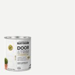 Rust-Oleum 369384 Advanced Dry Door & Trim Paint, Quart, Satin White