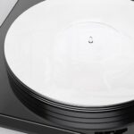 Facmogu 3mm White Acrylic Turntable Slipmat, 12In Vinyl Record Player Mats, Antistatic & Anti Vibration Record Platter Slip-Mat, Phonograph LP Record Mat, Reduce Noise & Tighter Bass Quality Slipmat