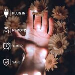 2 Pack Fairy String Lights Plug in, 33Ft 100 Micro Starry LED Outdoor String Lights with 8 Modes Timer Dimmable IP68 Full Waterproof Twinkle Lights for Bedroom Garden Christmas Home Decor (Cool White)