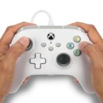 PowerA Wired Controller for Xbox Series X|S – White, gamepad, video game / gaming controller, works with Xbox One
