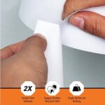 Gorilla Tape, White Duct Tape, 1.88″ x 30 yd, White, (Pack of 2)