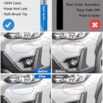 K1X Crystal White Pearl Tricoat Compatible with Subaru Exact Match Touch Up Paint Car Scratch Repair