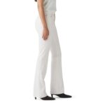 Levi’s Women’s 725 High Rise Bootcut Jeans (Also Available in Plus), (New) Soft Clean White, 28 Regular