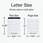 Oxford 8.5 x 11 Legal Pads, 12 Pack, Wide Ruled, White Paper, 50 Sheets Per Writing Pad, Made in the USA (74030)