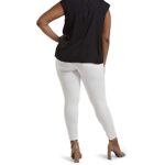 No nonsense Classic Denim Leggings-Jeggings for Women with Real Back Pockets, High Waisted Stretch Jeans, White, X-Large
