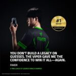 Razer Viper V3 Pro Wireless Esports Gaming Mouse: Symmetrical – 55g Lightweight – 8K Polling – 35K DPI Optical Sensor – Gen3 Optical Switches – 8 Programmable Buttons – 95 Hr Battery – White