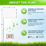 White Flags for Marking Yard – 4x5x15 Inch Invisible Fence Flags for Dogs – 50 Pack – Dog Invisible Fence Training Marker & Boundary Training