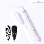 Nail Polish Pen, 1 PCS Nail Art Pen, Nail Pencil, DIY Drawing Painting Pen, for Nails DIY (White)
