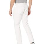 Amazon Essentials Men’s Athletic-Fit Stretch Jeans – Bright White, 38W x 30L
