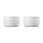 Le Creuset Stoneware Round Ramekin Straight Wall Set of 2, 6.75oz. Each, White
