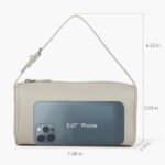 DONNAIN Premium Full-Grained Leather Crossbody Purses for Women, Hobo Bags for Women Crossbody with Adjustable Strap (White, Small)