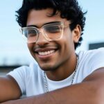 VISOONE Chunky Square Blue Light Blocking Glasses with Anti Computer Glare for Working Women Men MONTANA