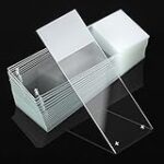 Globe Scientific Diamond Charged Microscope Slides, 1358W, White Frosted, Optical White Glass, Ground Edges, 90° Corners, 25mm x 75mm, Pre-Cleaned, 72/Box, 1440/CS