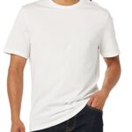 Amazon Essentials Men’s Cotton Regular-Fit Short-Sleeve Crewneck T-Shirt, Pack of 2, White, 6X-Large Big Tall
