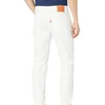 Levi’s Men’s 514 Straight Fit Cut Jeans (Also Available in Big & Tall), Castilleja White-Advanced Stretch, 36W x 32L