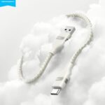 Anker Car Carplay Cable for iPhone 16 15 Pro Max Plus, Upcycled Braided USB A to USB C Car Charger Cord for Samsung Note20 and More (White, 3ft)