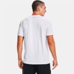 Under Armour Men’s Velocity 2.0 Short Sleeve T Shirt, (100) White / / Steel, Medium