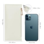 Tipmile Ultra Slim Wallet for Women Bifold Leather RFID Blocking Credit Card Holder Ladies Womens Wallet with Zip Pocket