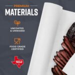 Bryco Goods (Pack of 2) White Kraft Butcher Paper Roll – 18″ x 150′ (1800″) – Food-Grade – Ideal for Smoking Meat & BBQ – Unwaxed & Uncoated Butcher Paper for Sublimation – Made in USA