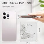 KITEVIUN Small RFID Wallet Women Ultra Thin Slim Womens Wallet Mini Compact Bifold Pocket Ladies Wallets for Women WHITE