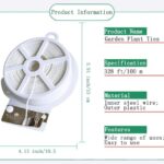 Twist Tie, 328 Feet (100m), white cable ties with Cutter, Garden Plant Ties Reusable, white Twist Ties for plants Gardening Tomatoes Tie garden ties for plants,garden twist ties flowers Climbing