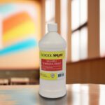 School Smart Washable Tempera Paint, White, 1 Quart Bottle