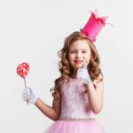 SATINIOR 4 Pairs White Kids Gloves White Cotton Cosplay Costume Dress Wrist Formal Gloves for Party Girls Boys