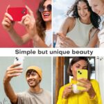 LOVE 3000 Designed for iPhone 14 Case, Premium Silicone with [Soft Anti-Scratch Microfiber Lining] Shockproof Protective Phone Case for Men Women Girls 6.1″, White