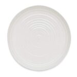Portmeirion Sophie Conran White Round Platter, 12 Inch Fine Porcelain Serving Dish – Entertaining Plate for Snacks, Sandwiches & Dining – Dishwasher, Oven & Microwave Safe