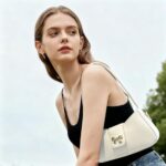 JeVenis Shoulder Bags Women Purses Handbags Coquette Bow Purse Y2k Bag Small Shoulder Bag Mini Clutch Hobo Handbag (white)