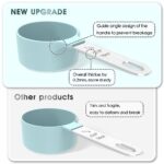 TILUCK Measuring Cups & Spoons Set, Stackable Cups and Spoons, Nesting Measure Cups with Stainless Steel Handle, Kitchen Gadgets for Cooking & Baking?white?