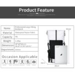 Hiking Backpack,40L to 50L Extra Large Capacity Hiking Bag,Internal Frame Camping Backpack,Upgraded X-PAC Lightweight Sport Daypack Travel Backpack Fit For Mountain Climbing Camping(White)