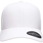 Flexfit Men’s Delta Seamless Baseball Cap, White, Large-X-Large