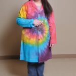 United Scientific Supplies LBCTMD Tie Dye Lab Coats, Medium