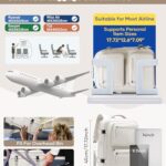 Vacuum Travel Backpack with Vacuum System Air Vacpack Vacuum Seal Compression Backpack with Air Pump Flight Approved Carry on Compression Daypack Space Saver Bags Personal Item Bags Grey White