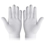 HORNO 1 Pair of Knitted Warm Gloves (White-L)