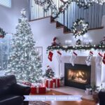 JMEXSUSS 250 LED White Christmas Lights Outdoor, 91.5ft Extendable White String Lights Indoor, Christmas Tree Lights with 8 Modes for Room Garden Patio Wedding Party Christmas Decorations